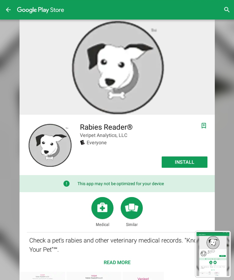 Android Rabies Reader App Rabies Certificate